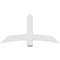 Ekena Millwork Bellingham Architectural Grade PVC Gable Bracket, 60"W x 30"H x 2"D x 6"F, 12/12 Pitch GBP060X30X0206BEL00 - alternate 4